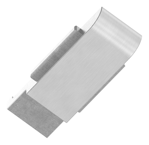 1 Sicherungsboden zu Glasklemme 45x45x26 mm AbZ V4A