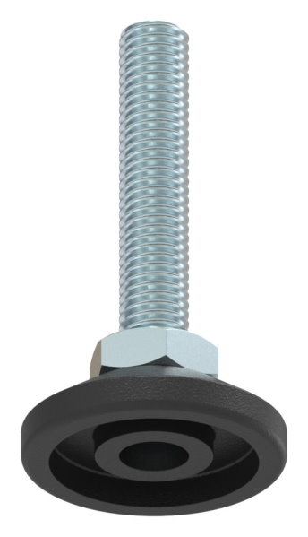 Justierschraube mit Innensechskant Fuss-Ø 38mm, M10 x 50