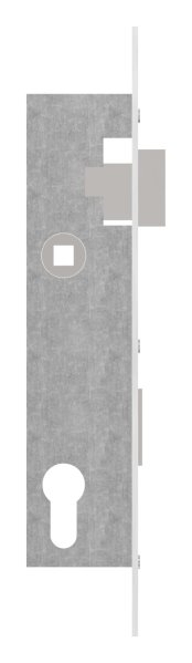 Rohrprofilschloss | Dornmaß: 30 mm | Stahl (verzinkt) S235JR