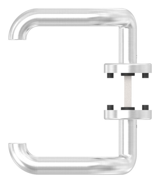Tuerdruecker-Paar Edelstahl V2A drehbar inkl- 8 mm Drueckerstift-11-3976.4