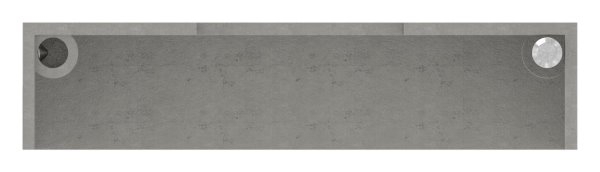 Abdeckrosette zweiteilig 109x109x25 mm für Vierkantrohr: 40x40 mm V4A