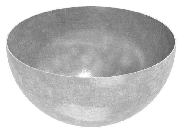Halbhohlkugel Ø 300 mm ungeschliffen V2A