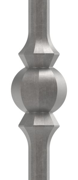 Zwischenstab | Länge: 900 mm | Material: 14 mm | rund, gehämmert | Stahl S235JR, roh