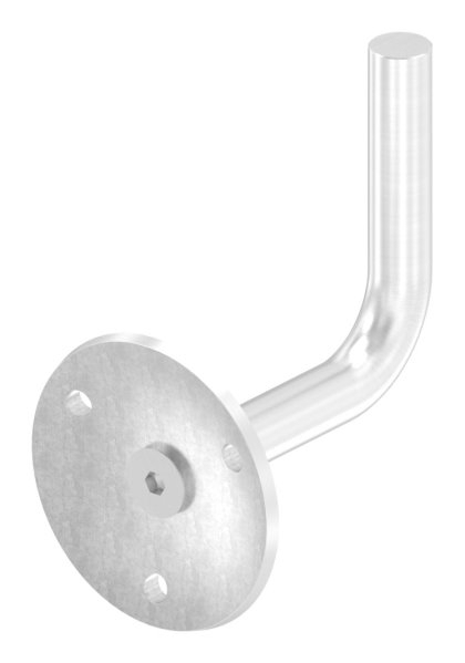 Handlaufhalter mit Ronde 70x5 mm zum Anschweißen V2A