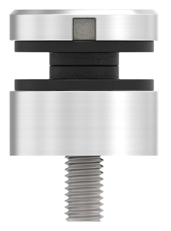 Glas-Punkthalter Ø 30 mm | für Anschluss: flach | V2A