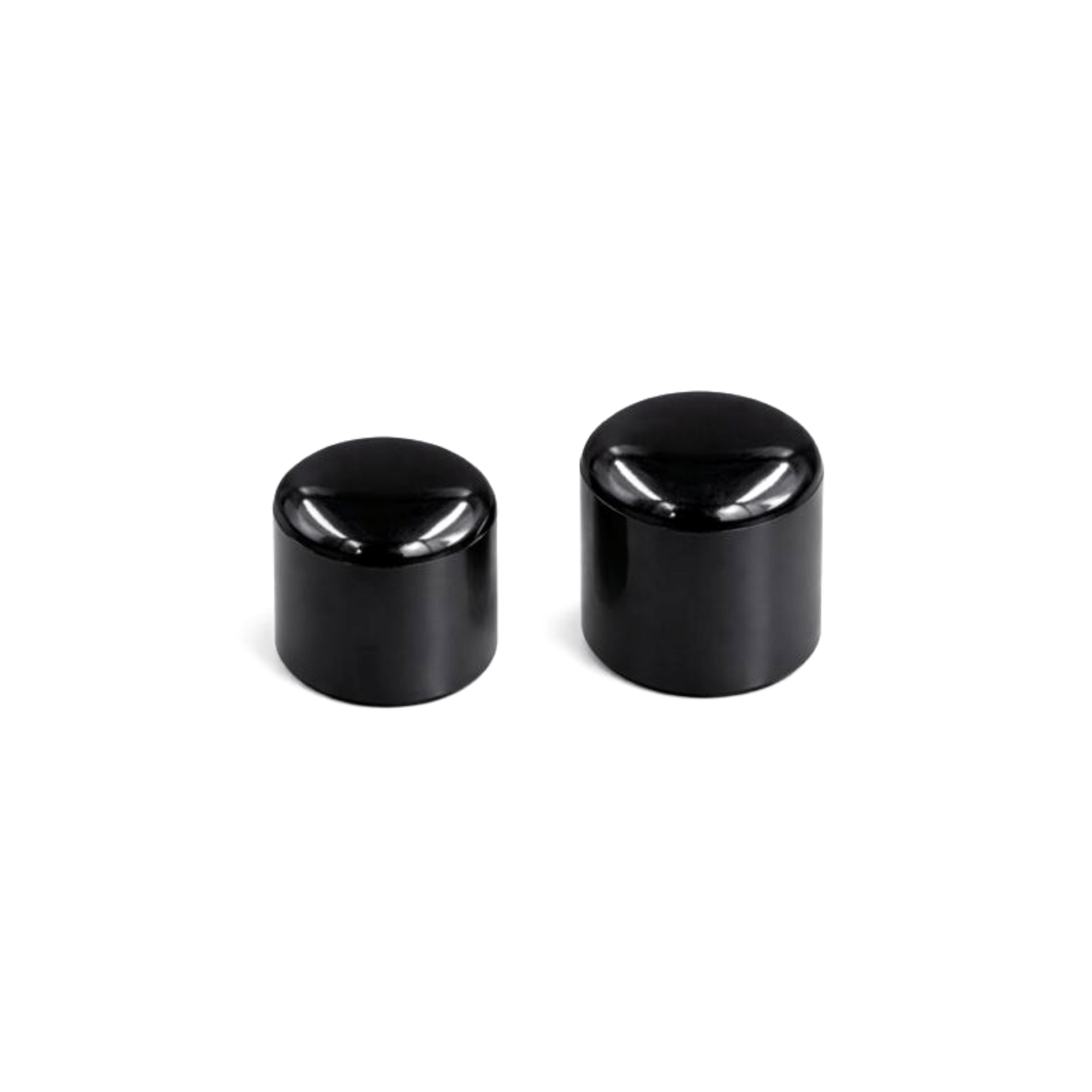 PVC - Kappen fuer Rundrohre zum Ueberstecken- 10-11mm- schwarz-K-10.S