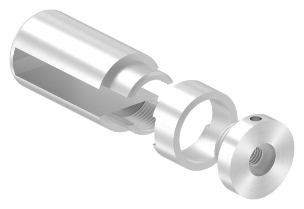 BRENK-fix® Grundhalter für Flachstäbe 50 x 10mm, ALU