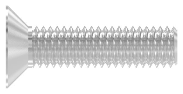 Senkkopfschraube V2A M6 x 25 mm Innensechskant ISO 10642-13-0004.4