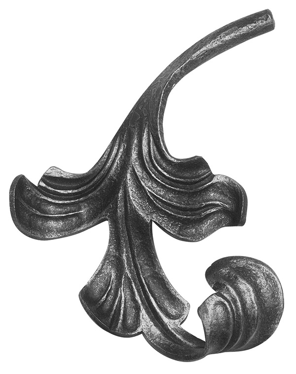 Laendliches Barock - Masse- 160x140 mm - Stahl S235JR- roh-30-1866.8