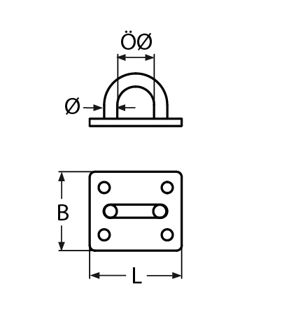 Decksplatte eckig Breite- 35 – 50 mm V2A- Verkauf in VPE-66-64-411.8225