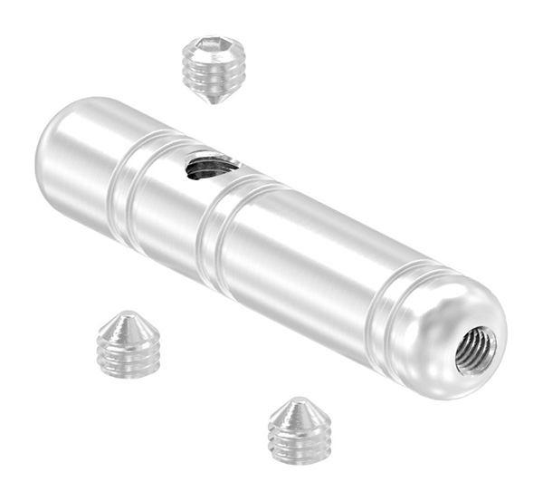 Gewindeterminal zur Selbstmontage | Für Seil Ø 3 mm bis Ø 8 mm | mit Innengewinde | V2A