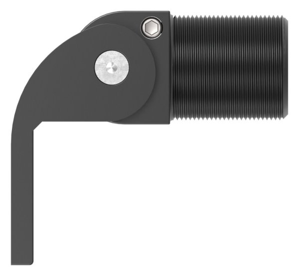 Torband 180° aus Aluminium selbstschließend mit Stopp schraubbar