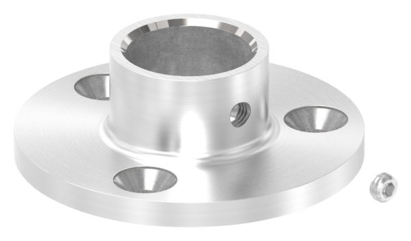 Bodenanker für Rohr 21,3mm, V2A