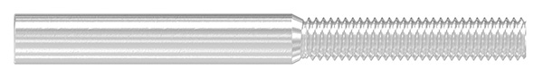 Gewindeterminal mit Aussengewinde - Linksgewinde - Fuer Seil von Ø 4 mm -V2A-11-2966.4