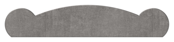 Handlauf 50 x 10mm; Länge 3000mm