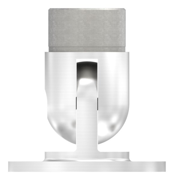 Wandhalter flexibel für Rundrohr Ø 48,3x2,0 mm | V2A