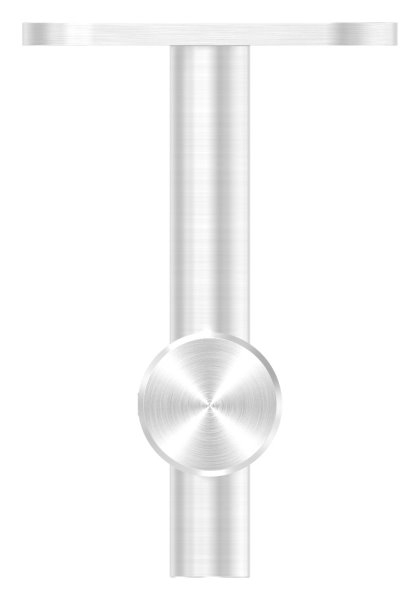 Handlaufhalter mit Halteplatte für flachen Anschluss V2A