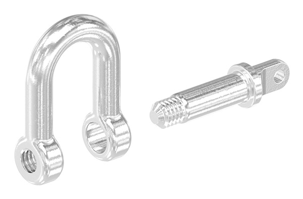 Schäkel | für Seil Ø: 4 mm | V4A