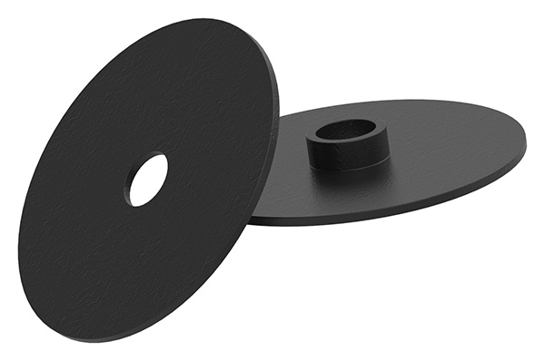 Glas-Punkthalter Oberteil | Ø 72 mm | V2A