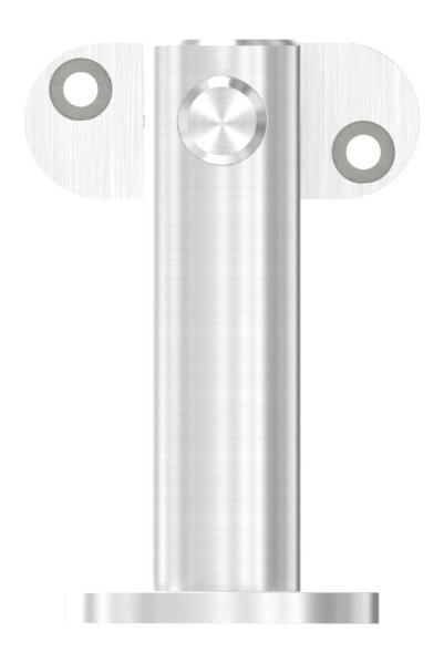 Handlaufhalter V2A Wandabstand 80 mm Ronde Ø 50 mm Gelenk flach-11-2066.4
