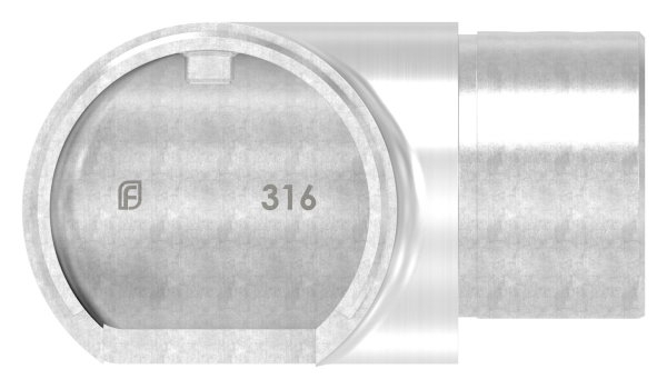Rohrverbinder 90° fuer Nutrohr 60-3 x 1-5mm- V4A-88-1160352.V4A