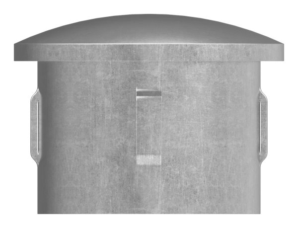 Stahlstopfen | leicht gewölbt | für Rohr Ø 42,4 x 3,0-3,5 mm | Stahl (Roh) S235JR