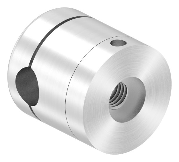 BRENK-fix® Grundhalter für Stäbe Ø 12mm, ALU
