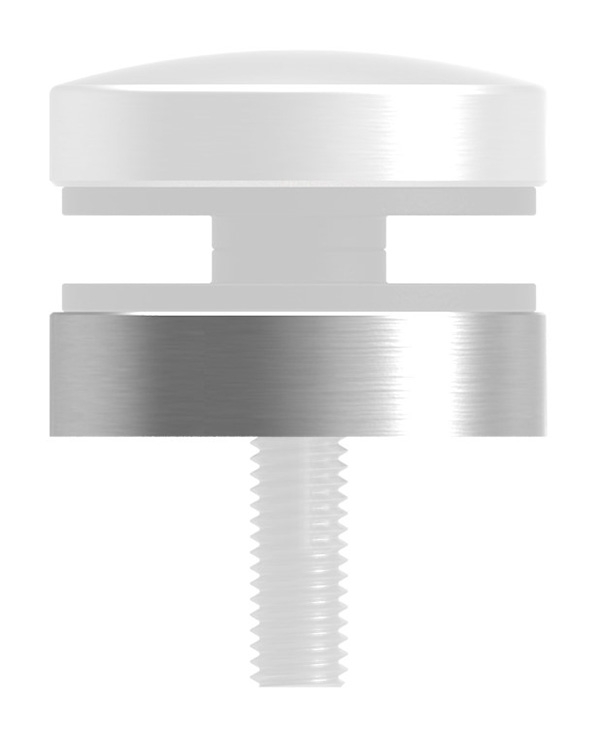 Glas-Punkthalter Unterteil Ø 40 mm + 10 mm Höhe V2A