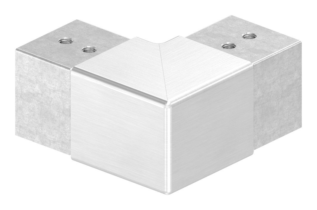 Eckbogen Edelstahl V4A fuer Nutrohr 40x40 mm horizontal-88-1160316.V4A
