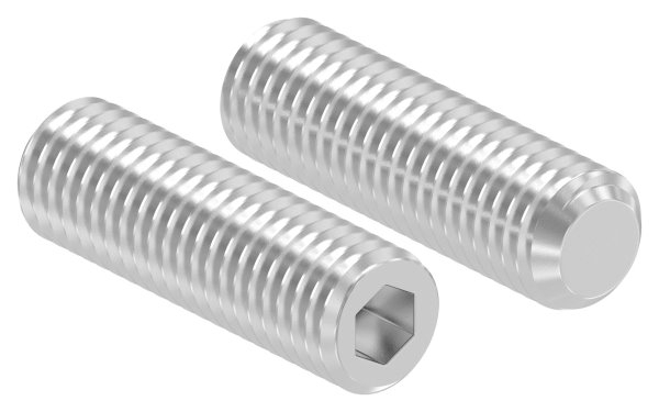 Gewindestift M12 x 40, A2, DIN 913 / ISO 4026