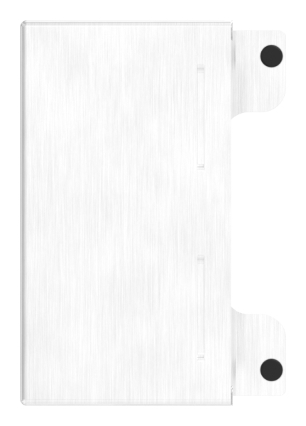 Gegenkasten Edelstahl V2A fuer 50 mm Schlosskasten zum Anschweissen geschliffen-88-1159302-240.50
