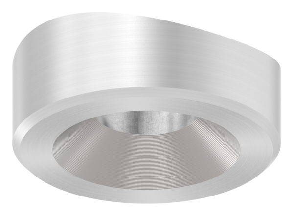 Ausgleichsstück Ø 18mm für Rundrohr 48,3mm mit Senkbohrung 6,5 mm, V2A