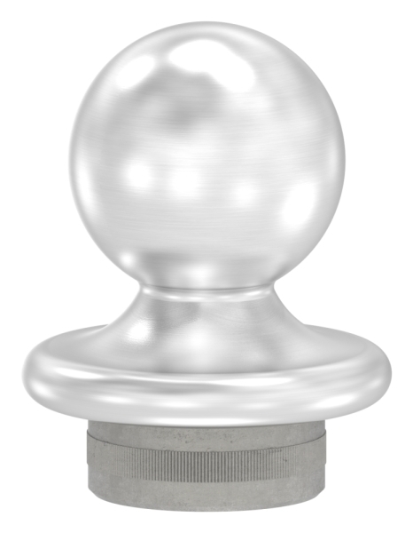 Kugelrohrknopf V2A für Ø 42,4x2,0 mm