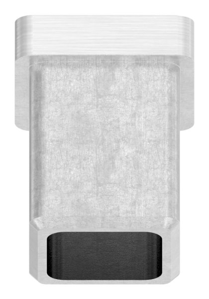 Endkappe für Rohr 20x20x1,5 mm zum Kleben V4A