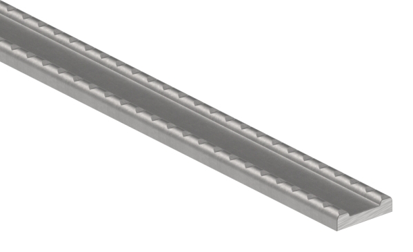 Hespeneisen gerillt 30 x 8 x 4mm; Länge 3m