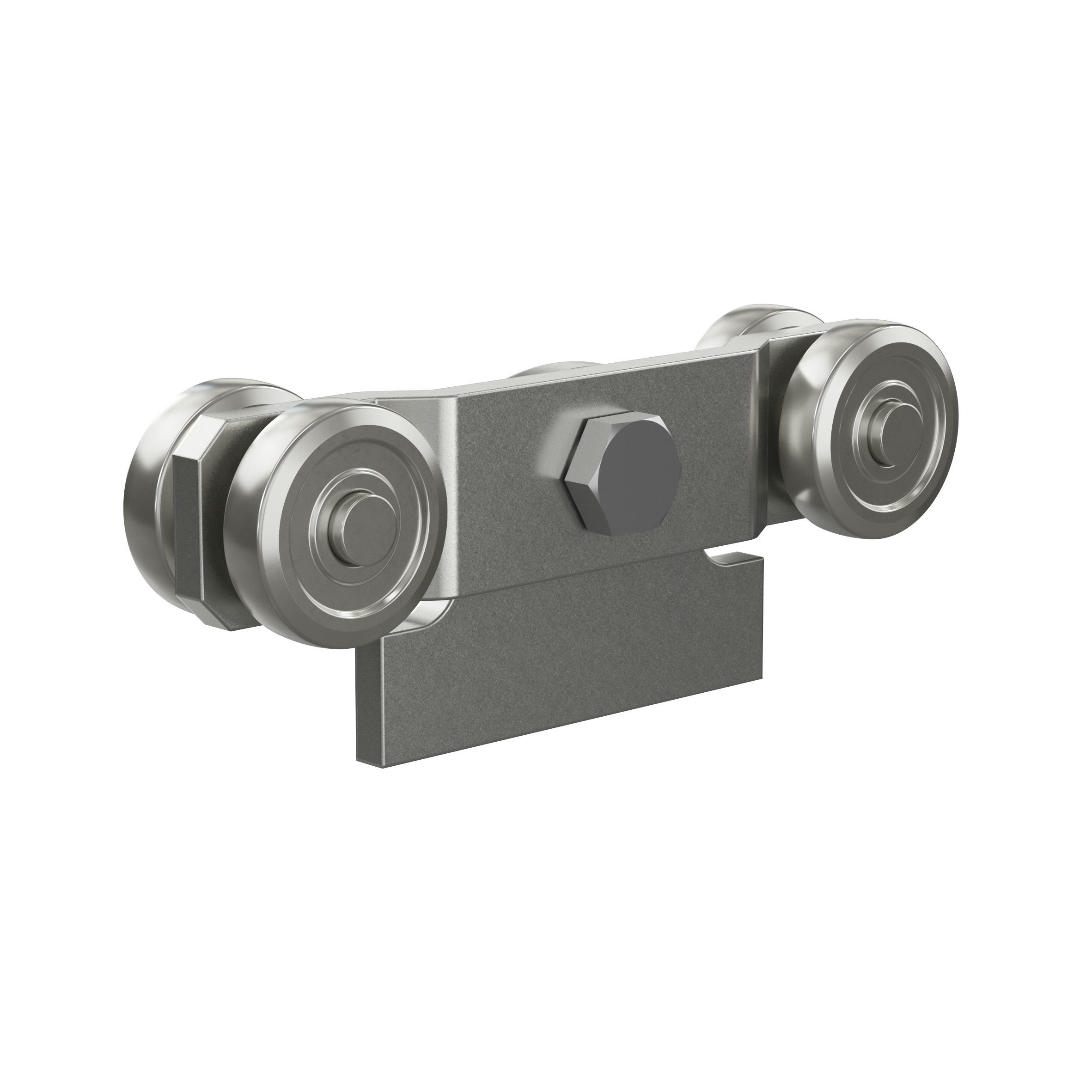 Doppelrolle mit Anschweisspendel MEA Gr- 1 verzinkt Ø 28 mm 10336862-60-0134.7