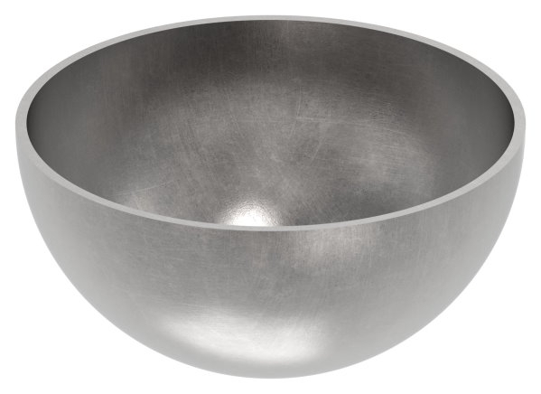 Halbhohlkugel Ø 90 mm | glatt | Stahl S235JR, roh