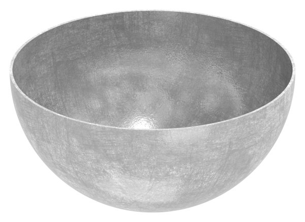 Halbhohlkugel Ø 200 mm V2A ungeschliffen