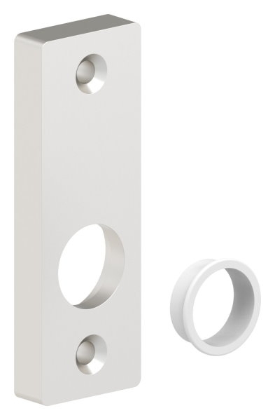 Alu-Kurzschild - Masse- 30x88x10 mm - Form- vierkant - Aluminium EV1-12-3037.6