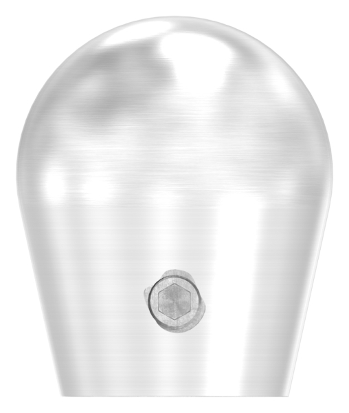 Endkappe Edelstahl V2A Ø 14 mm halbrund mit Madenschraube-88-1150448.240