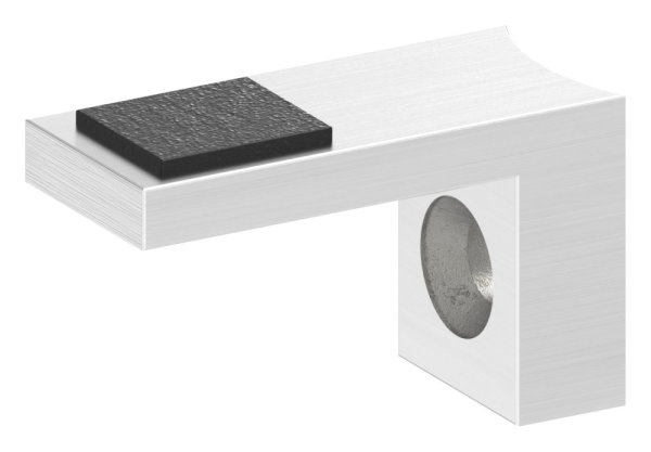 Plattenhalter | Halteplatte | Scheibensicherung für Glas Ø 42,4 mm V4A