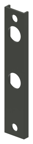 Adapter fuer Gittertorschloesser GTS2- fuer Rundrohre Ø 33 - 60mm- RAL 6009 tannengruen-88-1156705-ALU.6009