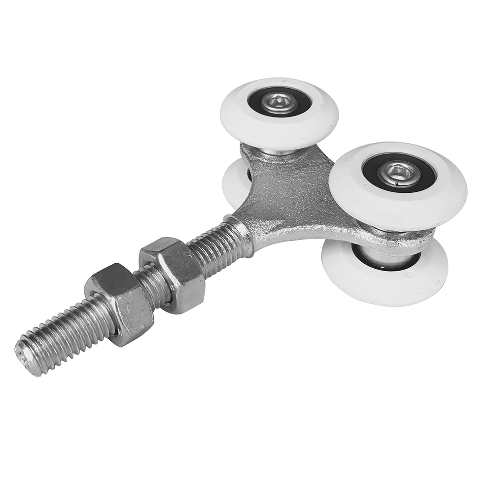 Rollenapparat Stahl verzinkt fuer Profil 57x67 mm mit Nylonrollen bis 350 kg-89-11H0857X67NYLON-A.4