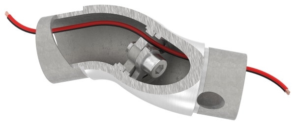 Rohrbogen 90°- verstellbar- fuer 42-4 x 2-0mm-88-1156160-320V.LED