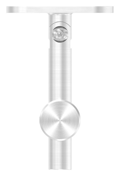 Handlaufhalter mit Gelenk und Halteplatte für Ø 42,4 mm V2A