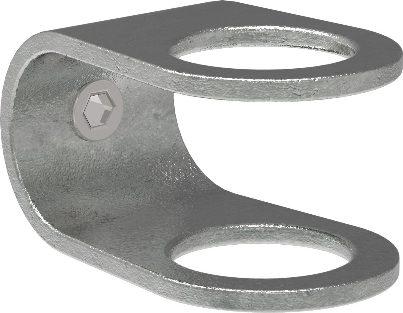 Rohrverbinder - Kreuzstueck offen - 160E60 - 60-3 mm - 2- - Feuerverzinkt u. Elektrogalvanisiert-160E60