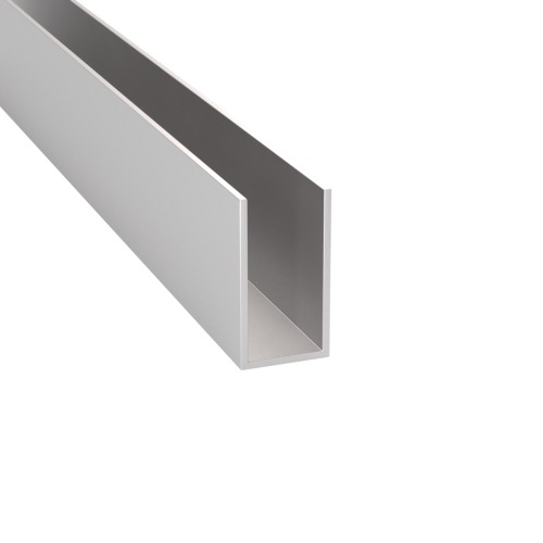 Verglasungsprofil U Aluminium 36 x 19 x 1-5 mm eloxiert L=3000mm-89-11GSALZP3619NE-A.4