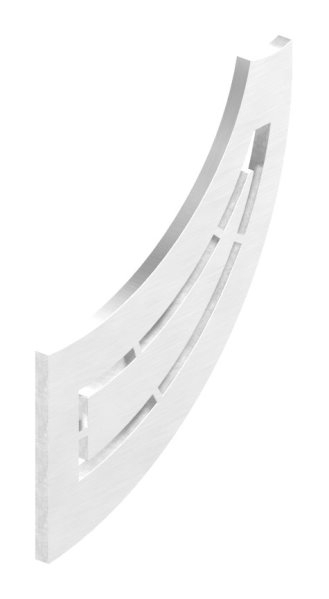 Handlaufschwert V2A 4 mm stark 75 mm Wandabstand geschliffen Korn 240-11-2024.4