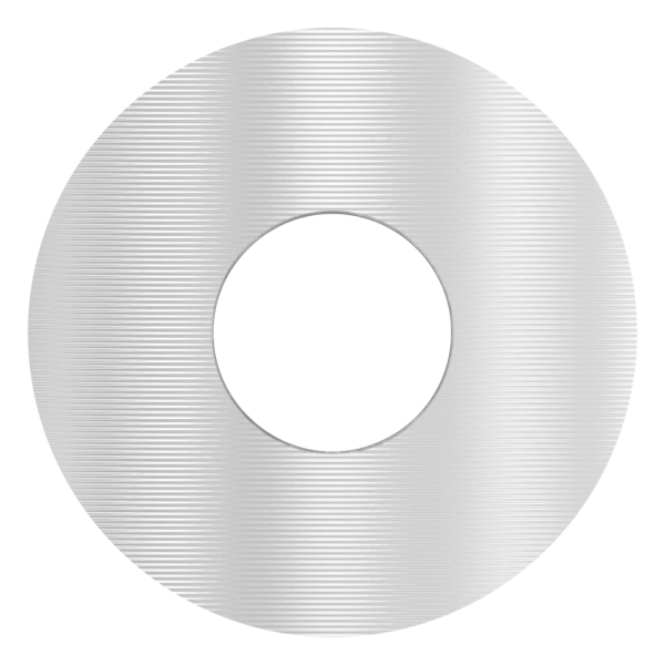 Ausgleichsstueck Edelstahl V2A Ø 33-7 mm- Ø 18 mm- Bohrung Ø 7 mm- geschliffen-88-1151340-240.33