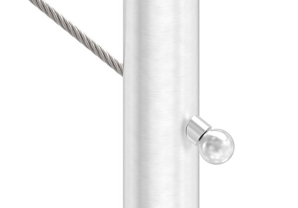 Formanschluss - fuer Anschluss Ø 42-4 mm - Gewinde M8 - V2A-11-2828.4